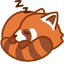 Enchanting Red Panda pointer cursor