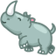 Cute Rhinoceros default cursor
