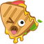 Cute Sandwich pointer cursor