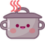 Kawaii Saucepan and Oven Glove pointer cursor