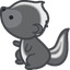 Cute Skunk default cursor