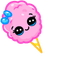 Cute Cursor Pack - Kawaii Smiling Cotton Candy default cursor