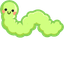 Cute Cursor Collection: Worm & Apple default cursor