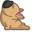 Cute Yoga Bulldog default cursor