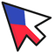Czech Republic Flag default cursor