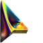 Dark Iridescent default cursor