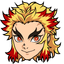 Kyojuro Rengoku pointer cursor