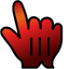 Subtle Halloween pointer cursor