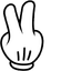 Disney-Inspired Cute pointer cursor