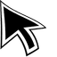 Distorted Prank Cursors default cursor