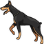 Doberman Pinscher default cursor