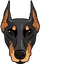 Doberman Pinscher pointer cursor