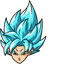 Super Saiyan Blue pointer cursor