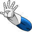 Blue Vegeta default cursor