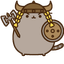 Dragonborn Pusheen pointer cursor