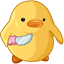 Cute Yellow Duck pointer cursor