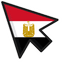 Egypt Pharaoh Flag default cursor