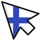 Finland Flag default cursor