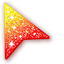 Flame Glitter default cursor
