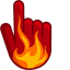 Fiery Ember pointer cursor