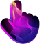 Fluid Light pointer cursor