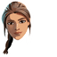 Lara Croft pointer cursor