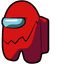 Red Impostor pointer cursor