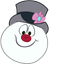 Frosty Snowman pointer cursor