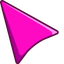 Fuchsia default cursor