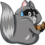 Raccoon pointer cursor
