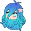 Coral and Dolphin pointer cursor