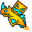 Geometry Dash Custom Cursor Pack: Cube & Ship Edition pointer cursor