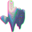 Glitch Art pointer cursor