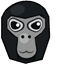 Cute Gorilla pointer cursor