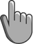 Cool Gray pointer cursor