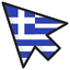 Greece Flag default cursor