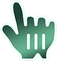 Modern Gradient pointer cursor