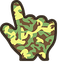 Forest Camo pointer cursor