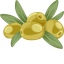 Cute Cursor Mediterranean Olives pointer cursor