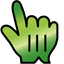 Green Pepper pointer cursor