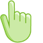 Green Tea pointer cursor