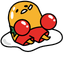 Custom Cursor: Gudetama Tomato Delight pointer cursor