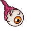 Halloween Eyeball default cursor