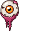 Halloween Eyeball pointer cursor