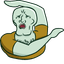 Squidward Falling default cursor