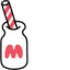 Hello Kitty & Milk Custom Cursor Pack default cursor