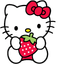Cute Kitty and Strawberry Cursor Pack pointer cursor