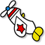 Custom Cute Cursor Pack - Hello Kitty & Airplane default cursor