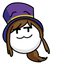 Hat Girl pointer cursor