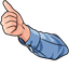 Hide the Pain Harold default cursor